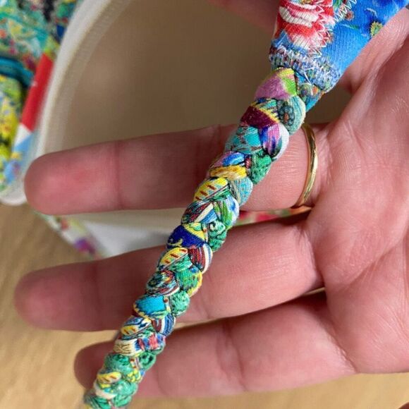 JOHNNY WAS FLEUR BRAIDED WRAP ONEPIECE SWIMSUIT XXL - Picture 12 of 16